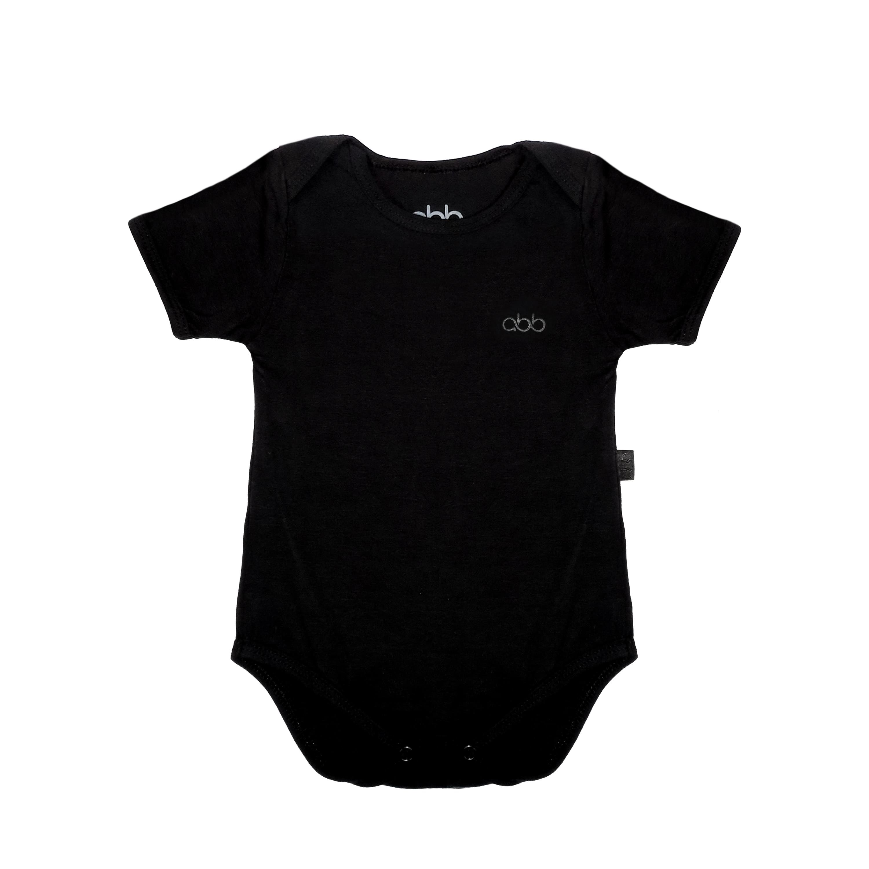 Essential Black – Body Preto Manga Curta Bebê