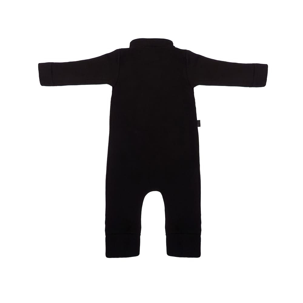 EasyZip – Macacão Longo Preto com Zíper Bebê