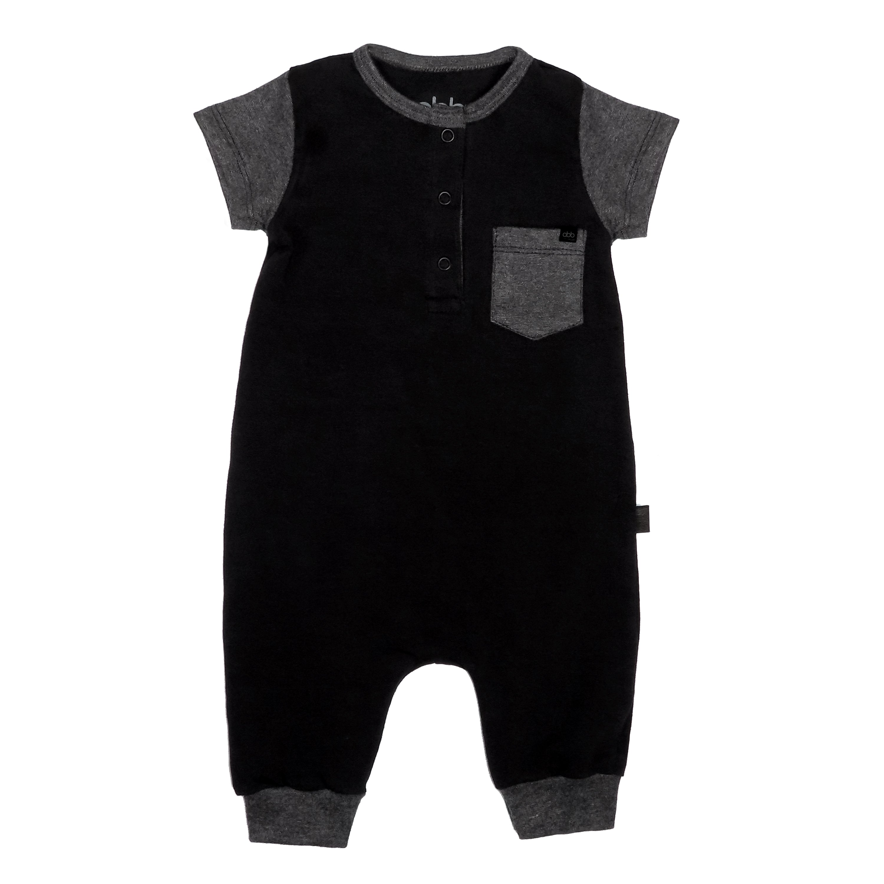 Macacão Curto Black&Gray – Duo Comfort